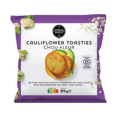 Strong Roots Galette de chou fleur, 375g