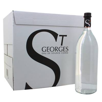 St Georges Eau de source plate (Bouteille en verre), 12x1L