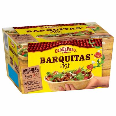 Old el Paso Kit pour tacos avec panadillas original doux, 200g