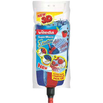4023103072206 - Vileda - Balai super mocio avec manche fixe et frange super contact