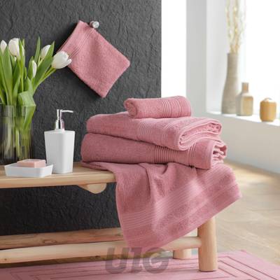 3574388014906 - Douceur D Interieur - Serviette Invité Bois De Rose