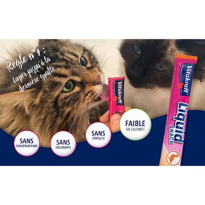 4008239235206 - Vitakraft Liquid - Snack au Canard et Beta-Glucanes - Friandise pour chat
