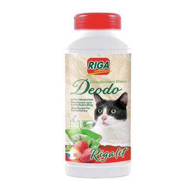 Riga Rigalit Désodorisant Litière Senteur Fraise, 750g