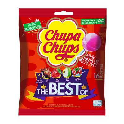 Chupa Chups Sucette Best Of, 16 sucettes