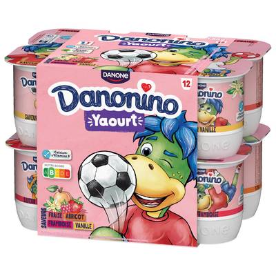 Danonino Yaourt aux fruits panachés, 12x125g