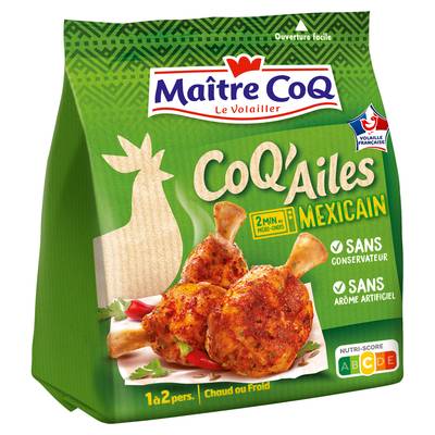 Maître Coq Manchons de Poulet Mexicain, 250g
