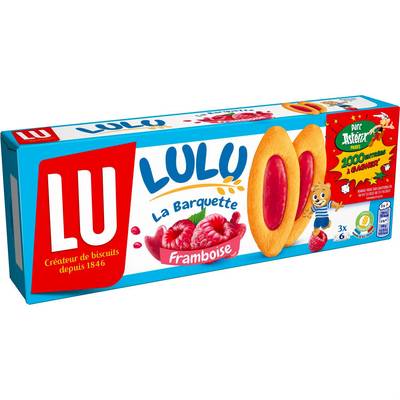 Lu Barquette framboise 120 gr