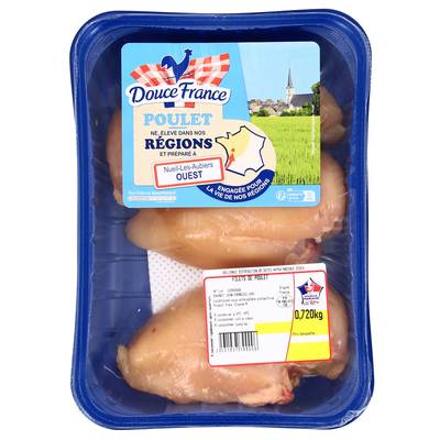 Douce France Filet de Poulet Jaune, environ 700g