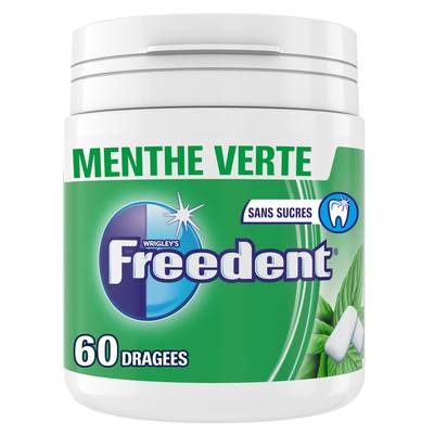 Freedent Menthe Verte, 60 chewing gums