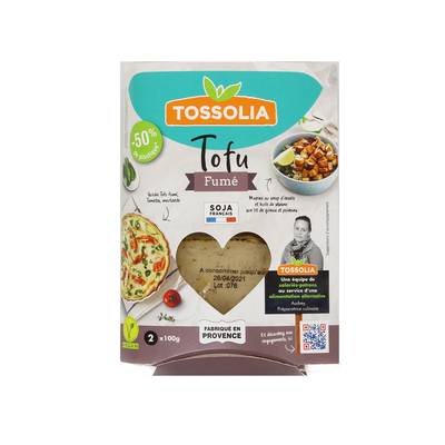 Tossolia Tofu Fumé Bio, 2x100g