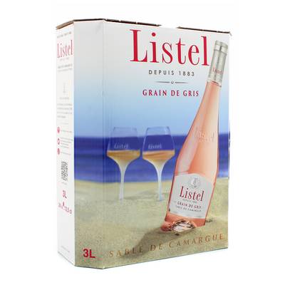 Sables De Camargue rosé IGP Listel Gris de Gris, Bag in box 3L
