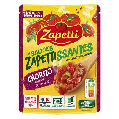 Zapetti Sauce Chorizo Poivron, 220g