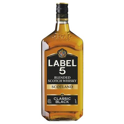 Label 5 Blended scotch whisky 40°, 1L