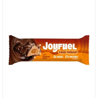 Joyfuel Barre Protéinée Coeur fondant Caramel Salé, 50g