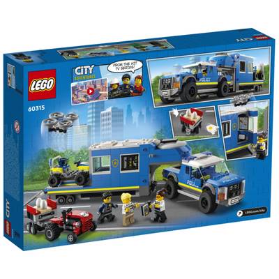 5702017161907 - LEGO® City - 60315- Camion de commandement mobile de la police