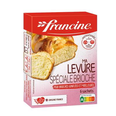Francine Levure spéciale brioche, 6x7g