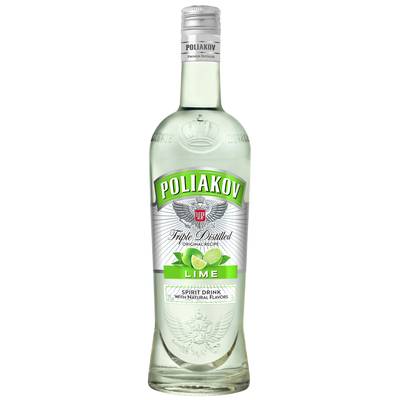 Poliakov Vodka aromatisée citron 32°, 70cl