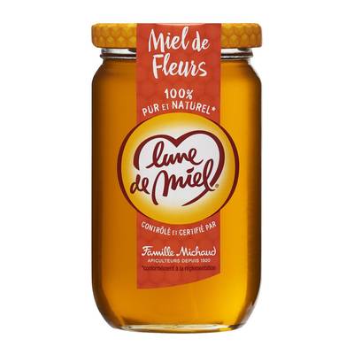 Lune de Miel Miel de fleurs, 375g