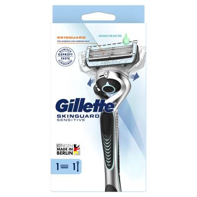 Gillette Rasoir Skinguard Peau Sensible, 1 rasoir  et une lame