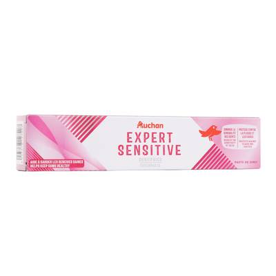 Auchan Dentifrice expert sensitive, 75ml