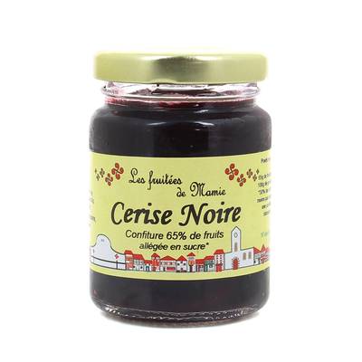 Les fruitées de Mamie Confiture de Cerise Noire, 100g