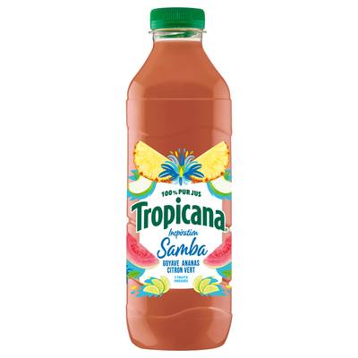 Tropicana Samba goyave - ananas - citron vert, 1L