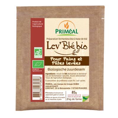 Priméal Lev'Blé Bio (levain), 85g