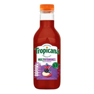 Tropicana Jus Multivitaminé de Fruits Rouge, 90cl