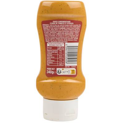 Auchan Sauce andalouse flacon souple, 340g