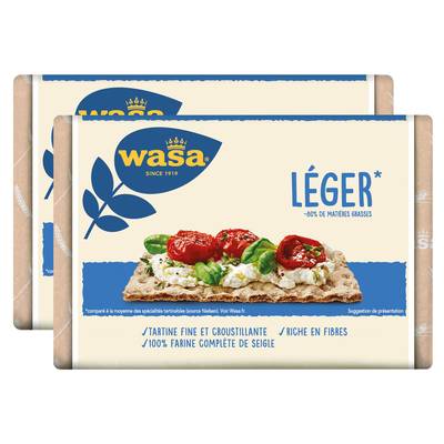 Wasa Tartine Croustillante Léger, 2x270g