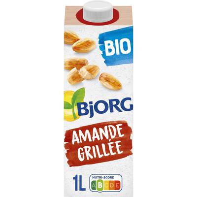 Bjorg Lait d'Amande Grillée Boisson Végétale Bio, 1L