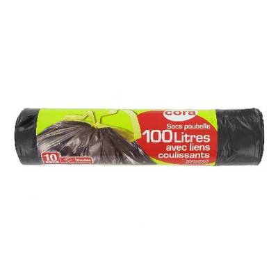 3257980576408 - Cora - Sacs poubelle 100L à liens