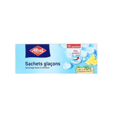Albal Sachets à glaçons, 15 sachets