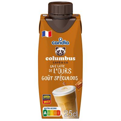 Columbus Café & CO Boisson lactée café latte de l'Ours spéculoos, 250ml