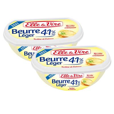 Elle&Vire Beurrier tendre doux 41%mg, 2x250g