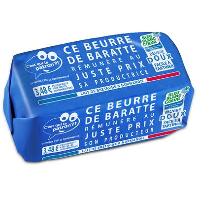C'est qui le Patron Beurre Doux de Baratte, 250g