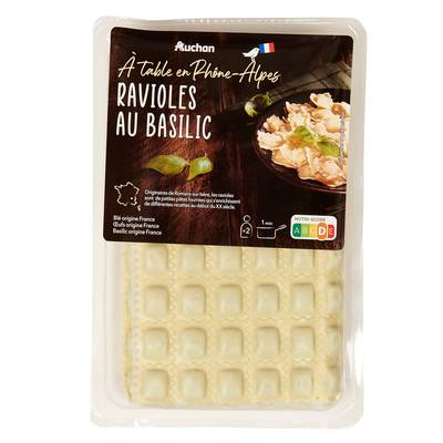 Auchan Terroir Ravioles au Basilic, 240g