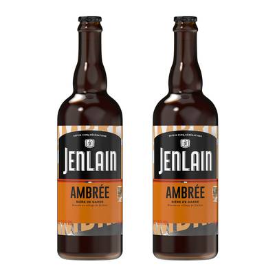 Jenlain Bière ambrée 7.5°, 2x75cl