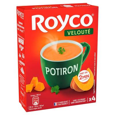 Royco Velouté de potiron - 4 sachets instantanée, 80g