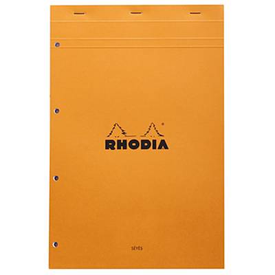 3037920201009 - Rhodia - Un Bloc-notes 21 x 31,8 cm grands carreaux N°20