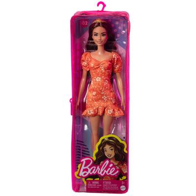 0194735002009 - Barbie - Mattel - Poupée Fashionista Robe Fleurie - HBV16 - Barbie