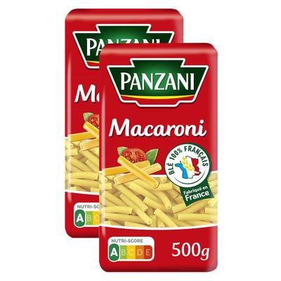 Panzani Pâtes Macaroni, Lot de 2x500g
