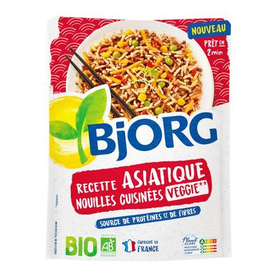 Bjorg Veggie Nouilles Asiatiques Veggie Bio, 250g