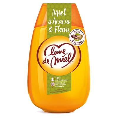 Lune de Miel Miel acacia et fleurs, 500g