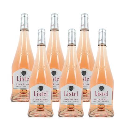 Listel Vin Rosé I.G.P. Grains de Gris, 6x75cl