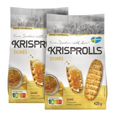 Krisprolls Pain doré, 2x400g