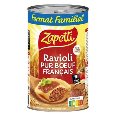 Zapetti Ravioli Pur Boeuf, 1200g