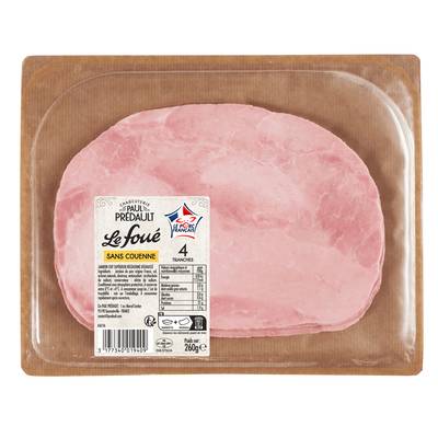 Paul Prédault Jambon Blanc Le Foué Sans Couenne, 4 tranches - 260g