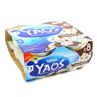 Yaos Yaourt à la Grecque Stracciatella, 8x125g