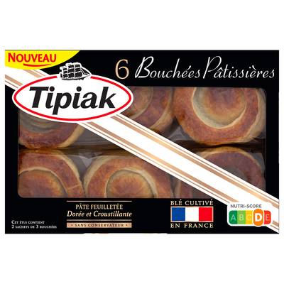Tipiak 6 Bouchées Pâtissières - Vol au vent, 150g